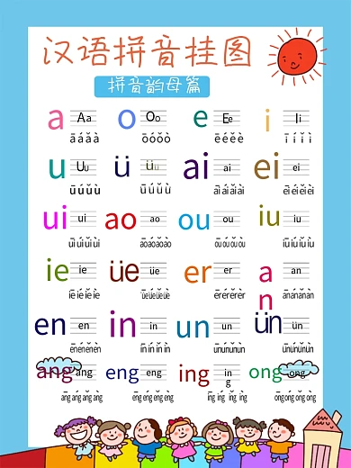 认识汉字早教图海报