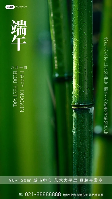 端午粽子房地产促销宣传摄影图海报