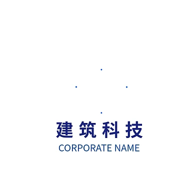 科技蓝建筑灯塔铁塔商务logo标志