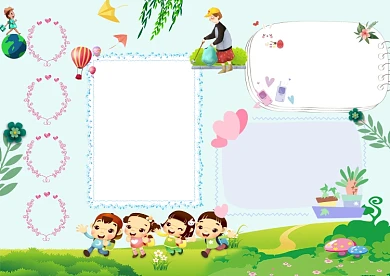 绿色保护环境手抄报版面设计