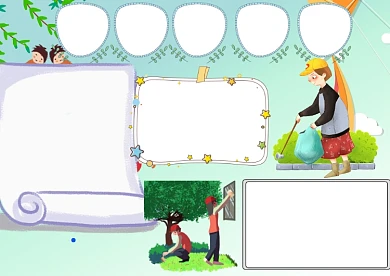 保护环境日手抄报版面设计