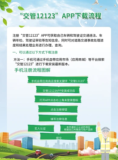 交管12123APP下载流程