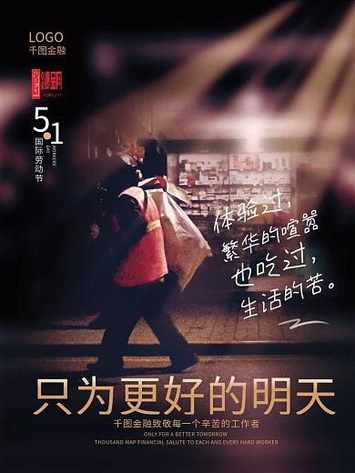 劳动节致敬国际劳动节DAY海报