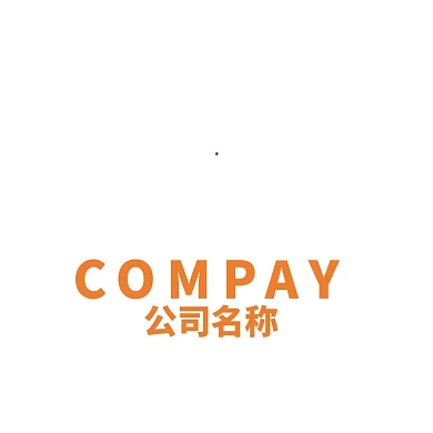 橙色英文字母M图形LOGO