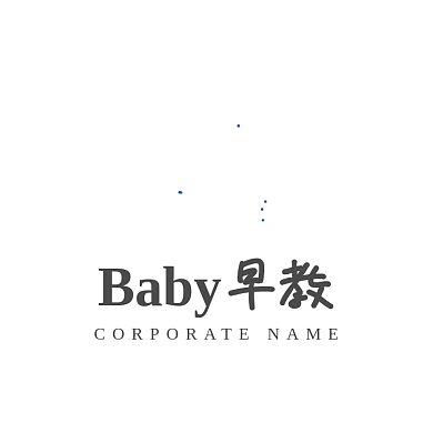 红黄蓝baby早教机构logo