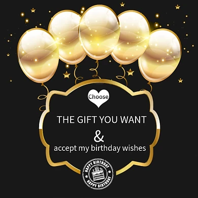 金色气球正方形广告图速卖通平台专用