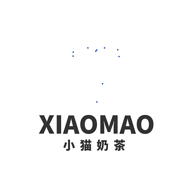 小猫咖啡厅咖啡馆奶茶LOGO标志VI