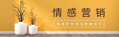 情感营销简约banner