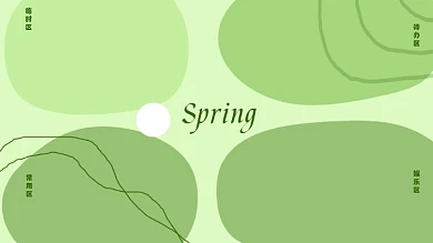 绿色春天ins电脑分区壁纸