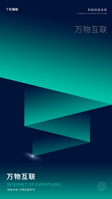 万物互联科技智能高端海报