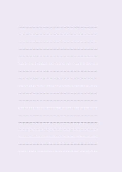 紫色淡雅花朵信纸手抄报