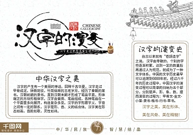 简约中华汉字的演变