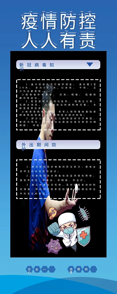 疫情防控人人有责