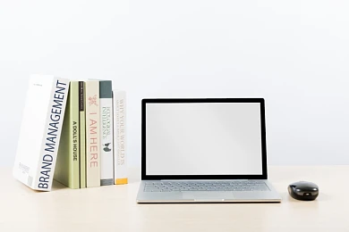 办公电脑电子设备UI界面样机