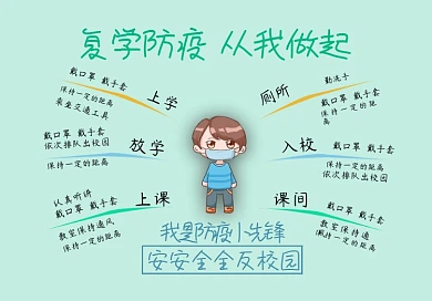 复学防疫从我做起