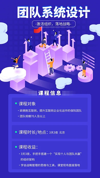 团队系统设计学习培训班海报