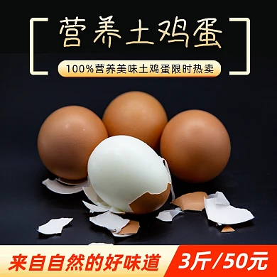 农产品土鸡蛋主图直通车
