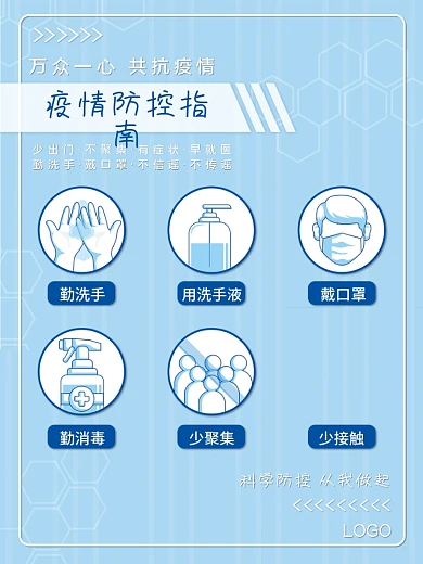 万众一心共抗疫情疫情防控指南