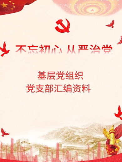 基层党组织党支部汇编资料