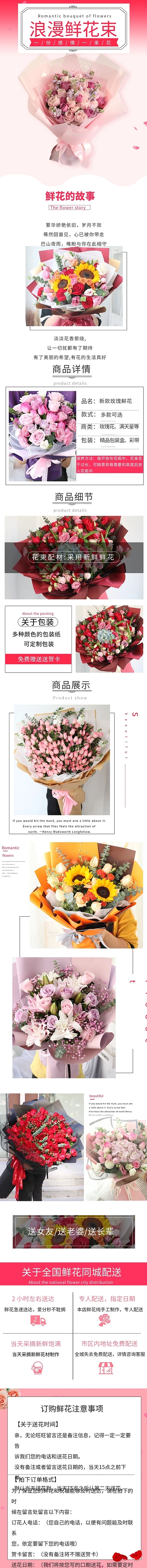 鲜花电商详情页