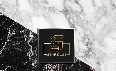 大理石简约名片模板