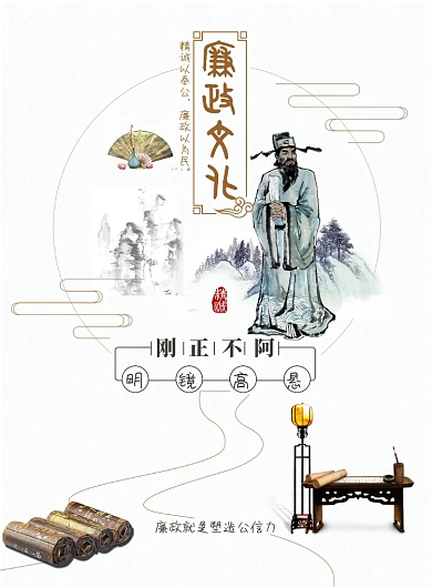 廉政文化教育系列海报