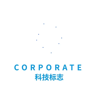 科技互联网商业简约安全标志