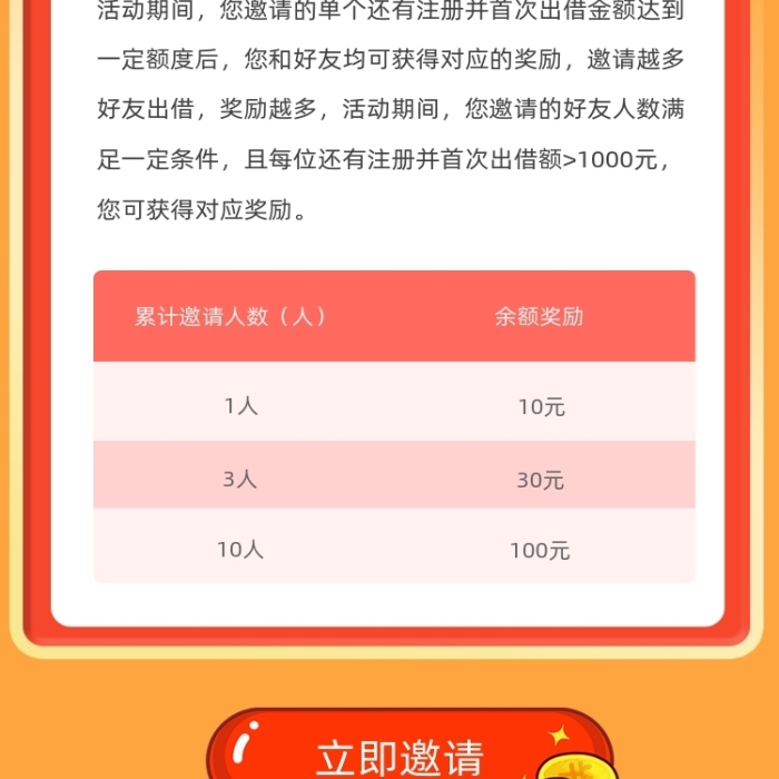 黄色渐变插画金融投资理财文章长图