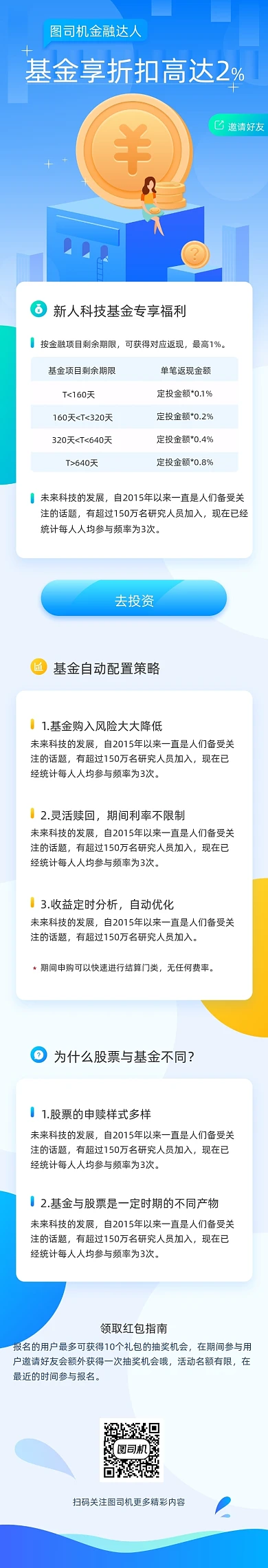 蓝色金融优惠基金享受折扣文章长图