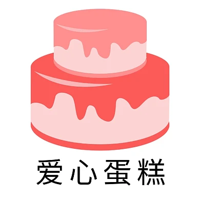 粉色蛋糕LOGO