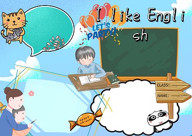 創(chuàng)意英語小報英文手抄報版面設(shè)計