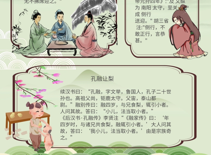 古代接待禮儀手抄報(bào)