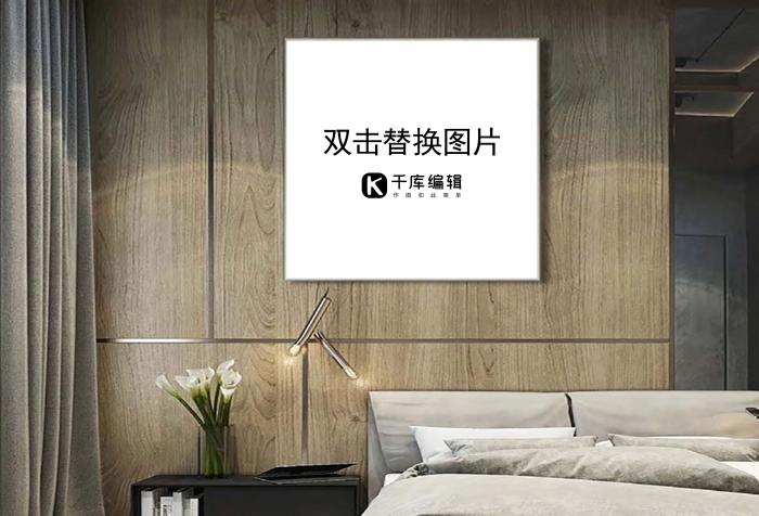 模型效果灰色木板墻創(chuàng)意樣機
