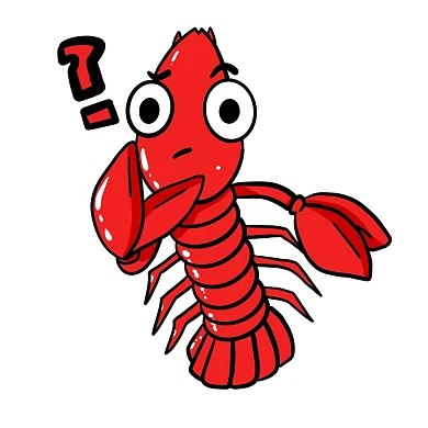 疑问小龙虾表情包