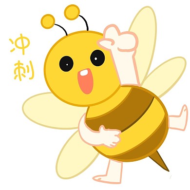 小蜜蜂沖刺表情包