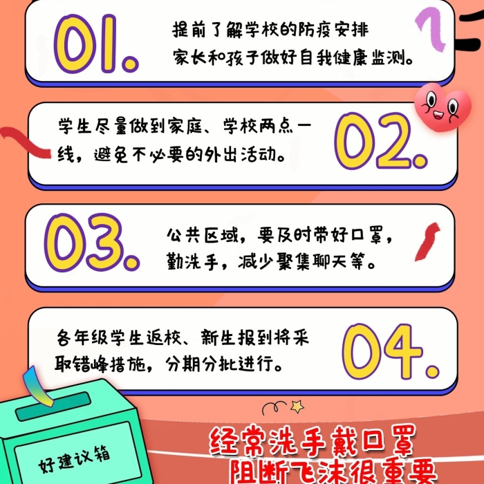 公共區(qū)域小先鋒橘色簡約手機海報
