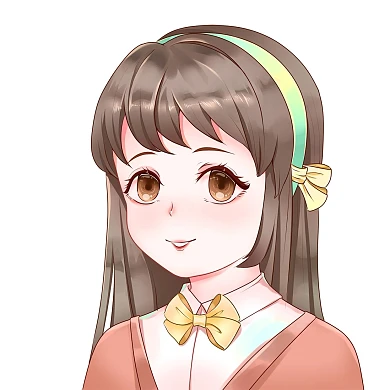 千库编辑原创日系唯美校园女生美少女二次元微信头像