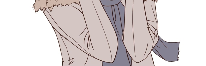 头像微信二次元冬日听歌的女生
