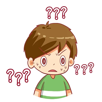 男孩问号表情包啥疑问