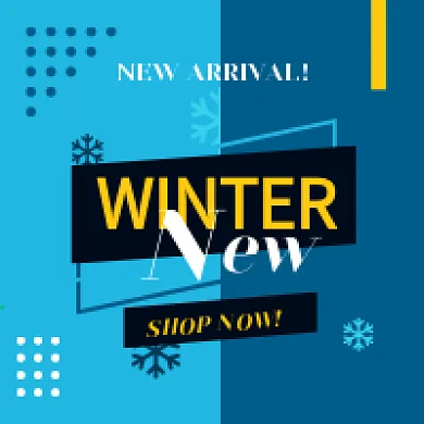 冬季上新海报微信用图公众号小图矢量