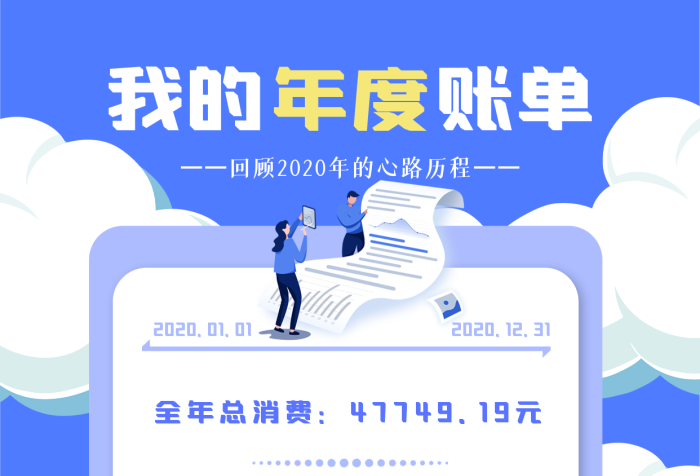 我的賬單掃一掃賬單新年總結(jié)朋友圈海報(bào)
