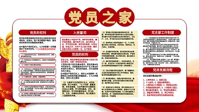 党员之家内容展板