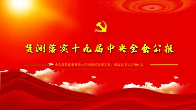 贯彻落实十九届中央全会图解展板