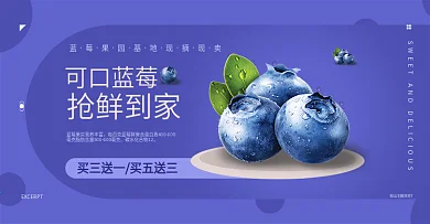 清凉一夏 蓝莓大促销