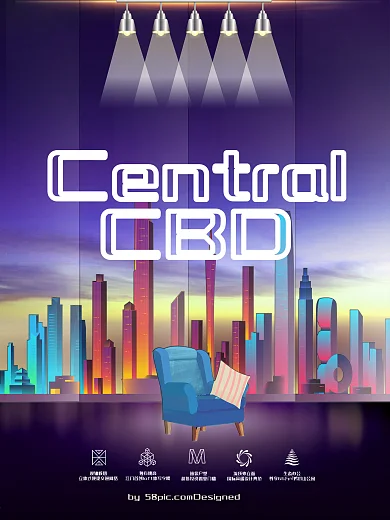 房地产CBD海报设计