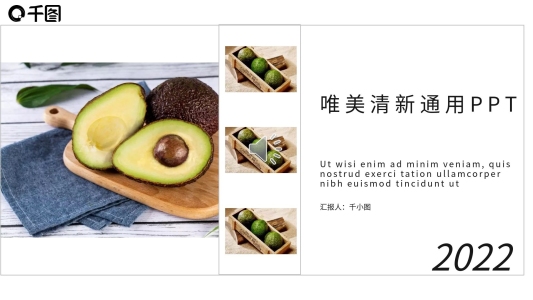 唯美清新通用PPT