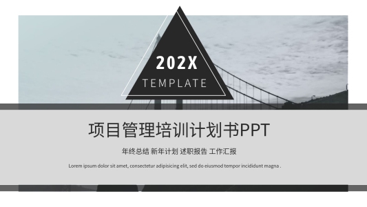 創(chuàng)意項目管理培訓(xùn)計劃書PPT模板