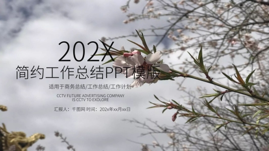 時(shí)尚簡(jiǎn)約風(fēng)工作總結(jié)匯報(bào)PPT模板