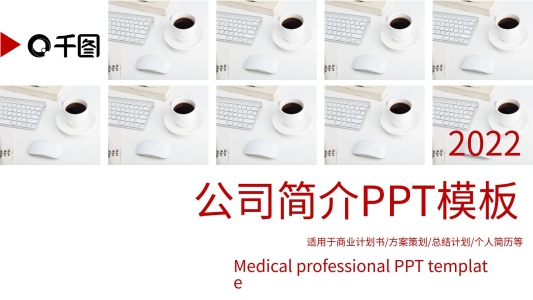 簡約商務(wù)風(fēng)公司簡介PPT模板