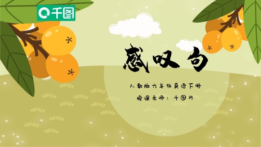 英語六年級人教版感嘆句課件PPT小學(xué)內(nèi)容